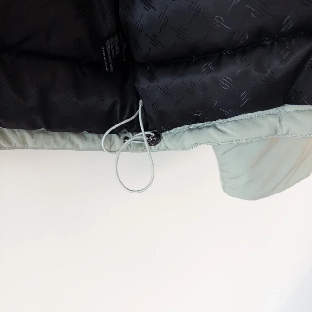 Daily Paper Joel Puffer Jacket Hooded Coat Iceberg Green (Never Worn) S
